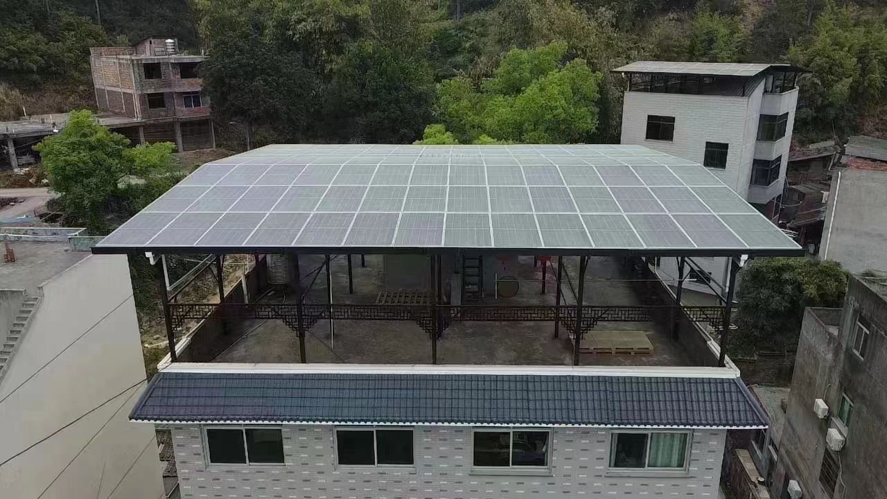 乐清15kw+10kwh自建别墅家庭光伏储能系统